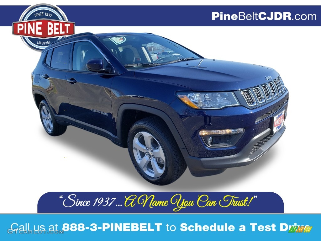 2020 Compass Latitude 4x4 - Jazz Blue Pearl / Black photo #1