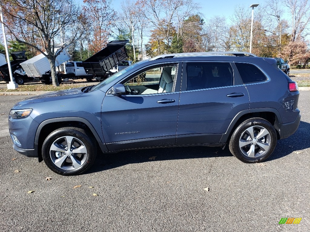 Blue Shade Pearl 2020 Jeep Cherokee Limited 4x4 Exterior Photo #136042993