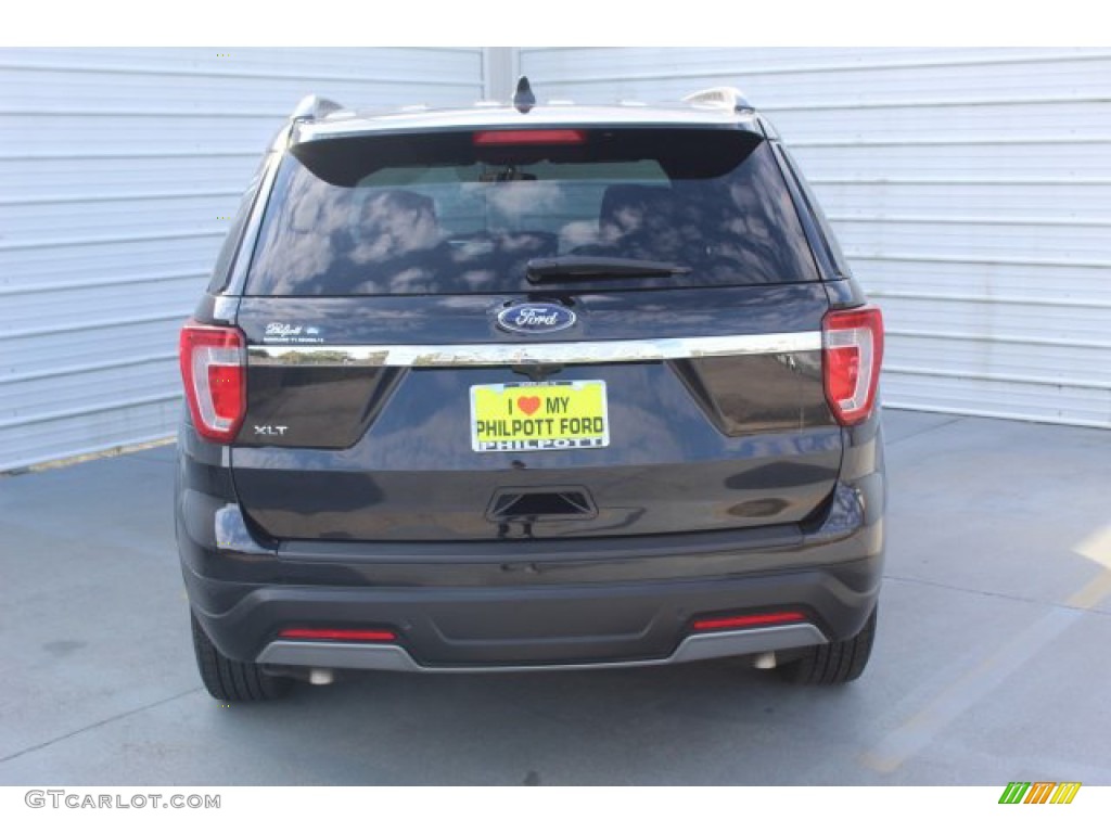 2019 Explorer XLT - Agate Black / Medium Black photo #7