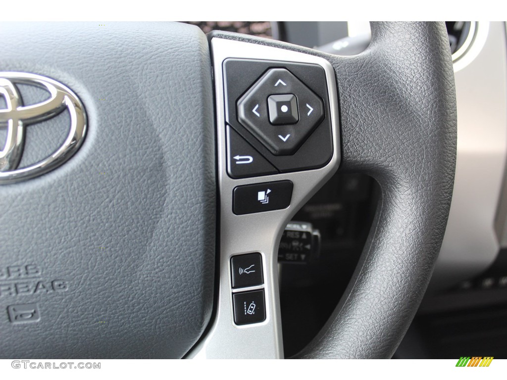 2020 Toyota Tundra TSS Off Road CrewMax Graphite Steering Wheel Photo #136048645
