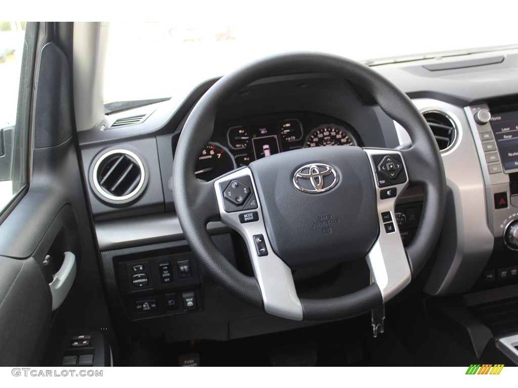 2020 Toyota Tundra TSS Off Road CrewMax Graphite Steering Wheel Photo #136048849