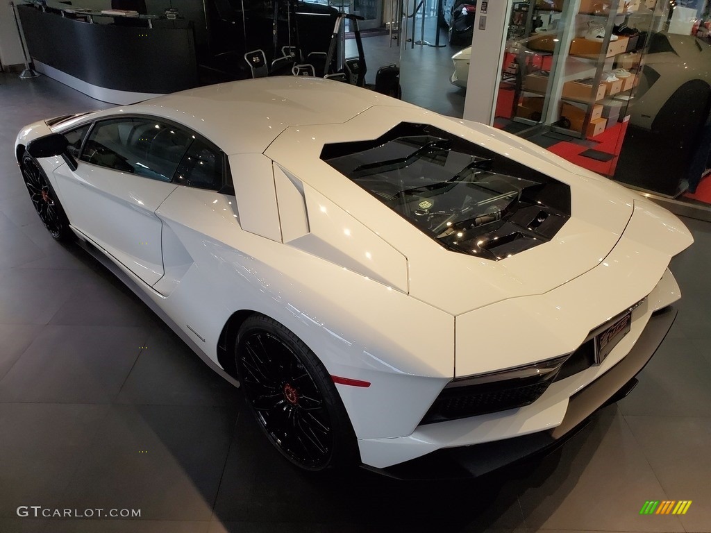 2018 Aventador S - Bianco Isis / Nero Ade photo #9