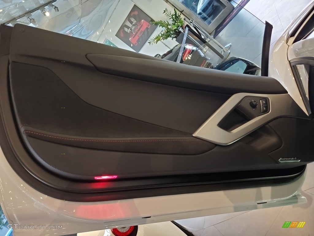 2018 Lamborghini Aventador S Nero Ade Door Panel Photo #136049653