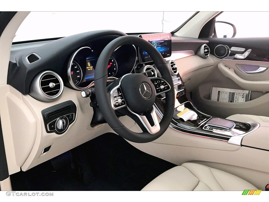 2020 GLC 300 4Matic - Polar White / Silk Beige photo #4