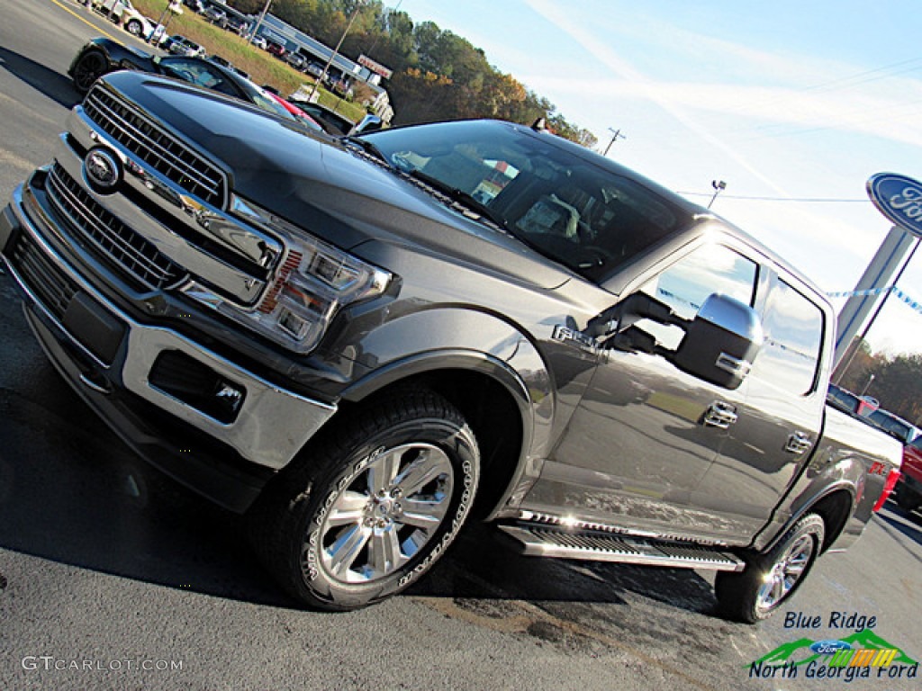 2019 F150 Lariat SuperCrew 4x4 - Magnetic / Black photo #34