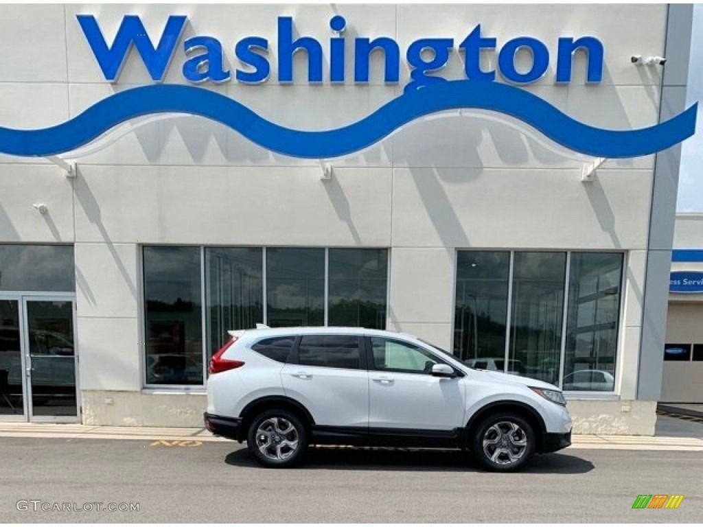 2019 CR-V EX AWD - Platinum White Pearl / Ivory photo #1