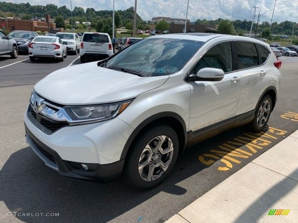 Platinum White Pearl 2019 Honda CR-V EX AWD Exterior Photo #136051477