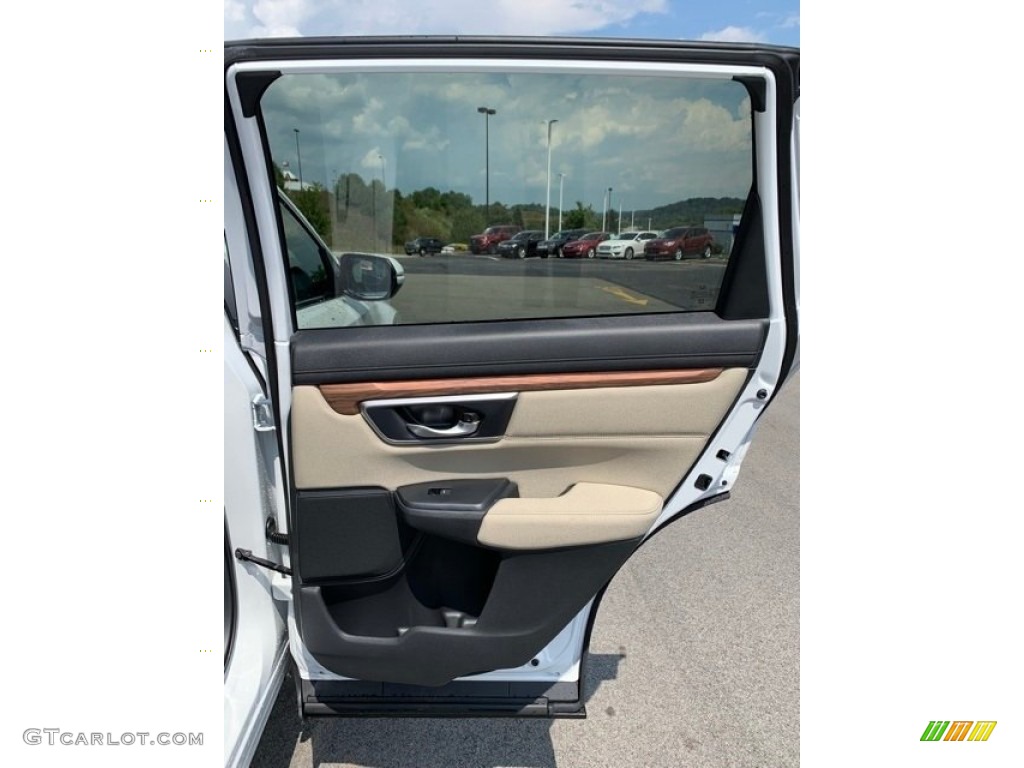 2019 Honda CR-V EX AWD Ivory Door Panel Photo #136051696
