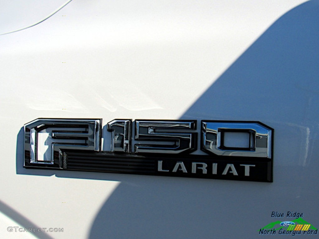 2019 F150 Lariat SuperCrew 4x4 - White Platinum / Black photo #36