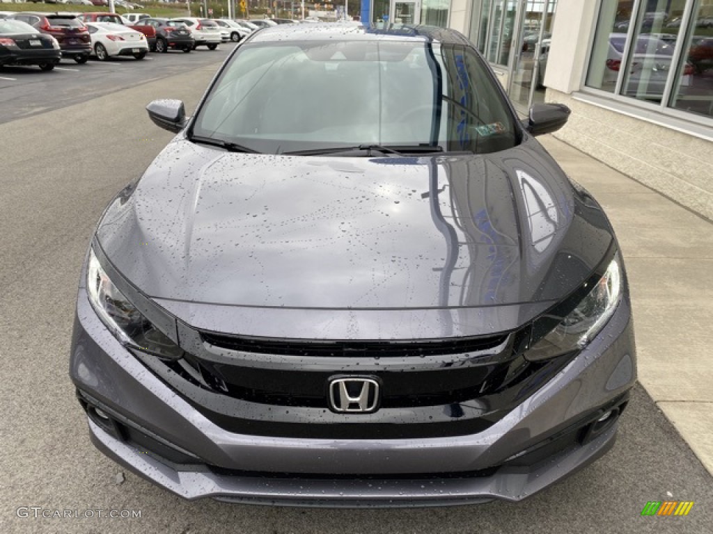 Modern Steel Metallic 2020 Honda Civic Sport Sedan Exterior Photo #136053445