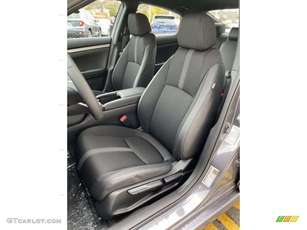Black Interior 2020 Honda Civic Sport Sedan Photo #136053555