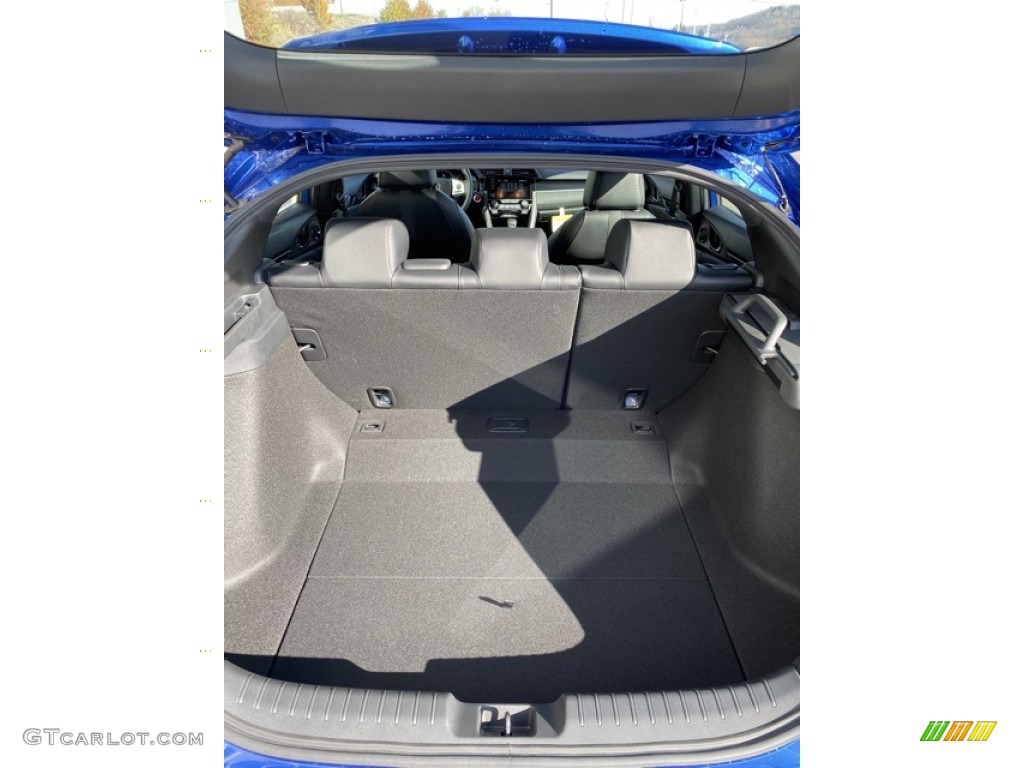 2020 Civic EX-L Hatchback - Aegean Blue Metallic / Black photo #21