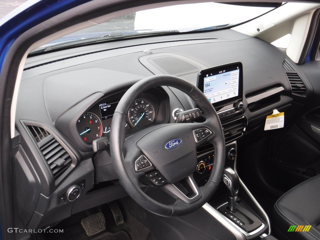 2019 Ford EcoSport Titanium 4WD Ebony Black Dashboard Photo #136055307
