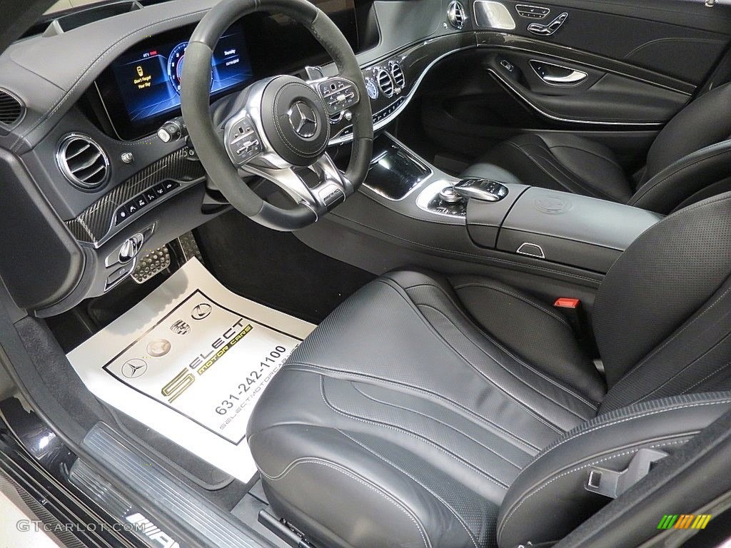 Black Interior 2019 Mercedes-Benz S AMG 63 4Matic Sedan Photo #136055328