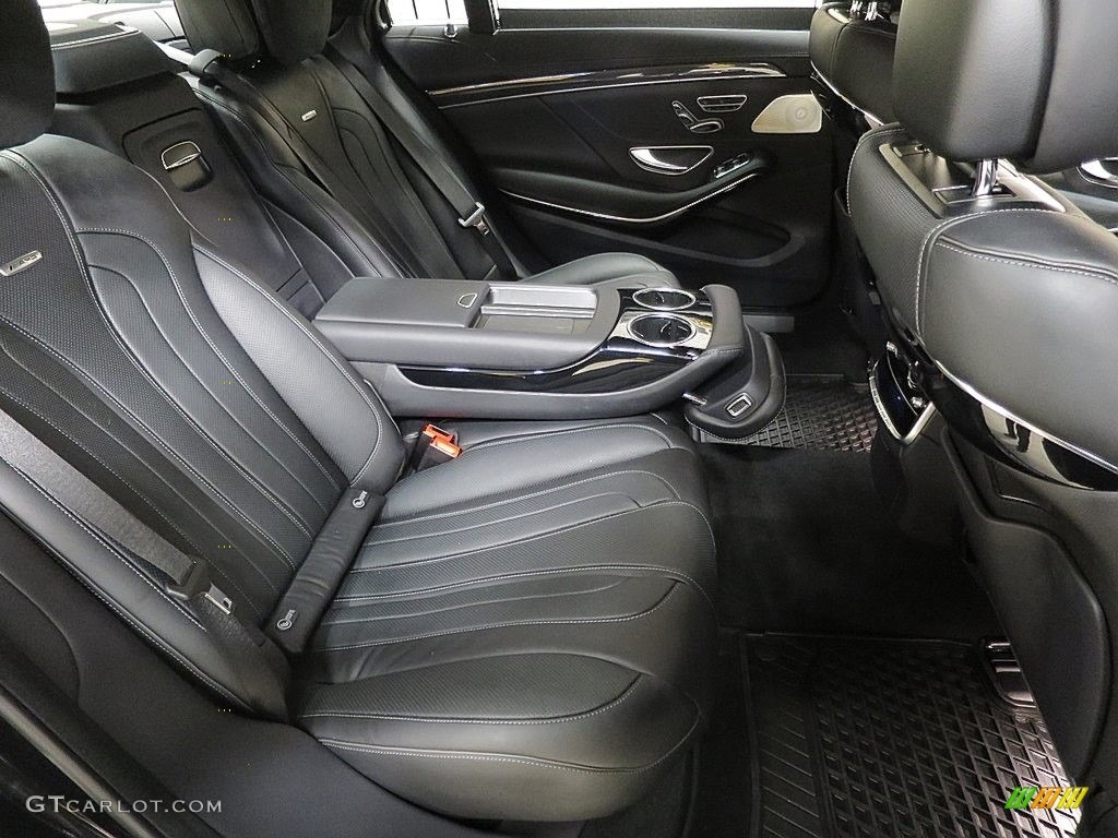2019 Mercedes-Benz S AMG 63 4Matic Sedan Rear Seat Photo #136055388