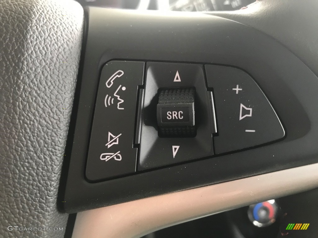 2020 Chevrolet Sonic LT Hatchback Jet Black Steering Wheel Photo #136055799