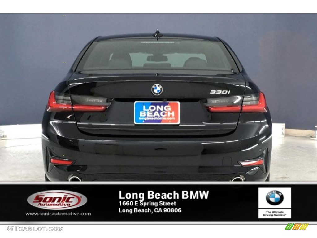 2020 3 Series 330i Sedan - Jet Black / Black photo #3