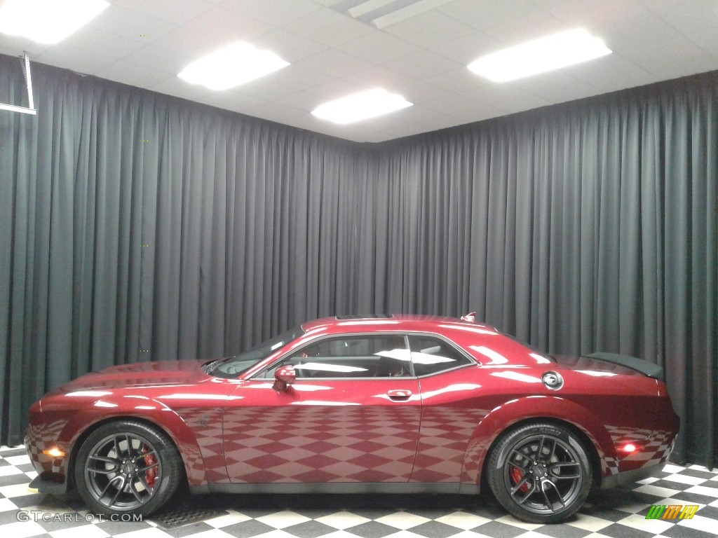 Octane Red Pearl Dodge Challenger