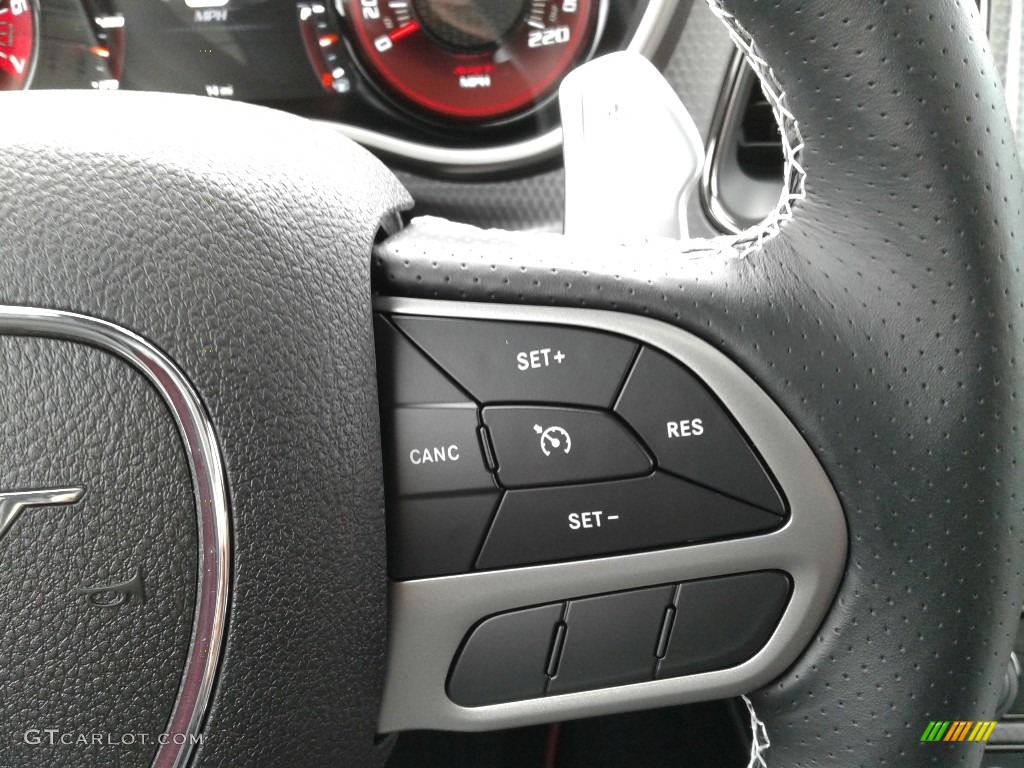 2019 Dodge Challenger SRT Hellcat Redeye Widebody Demonic Red/Black Steering Wheel Photo #136059117