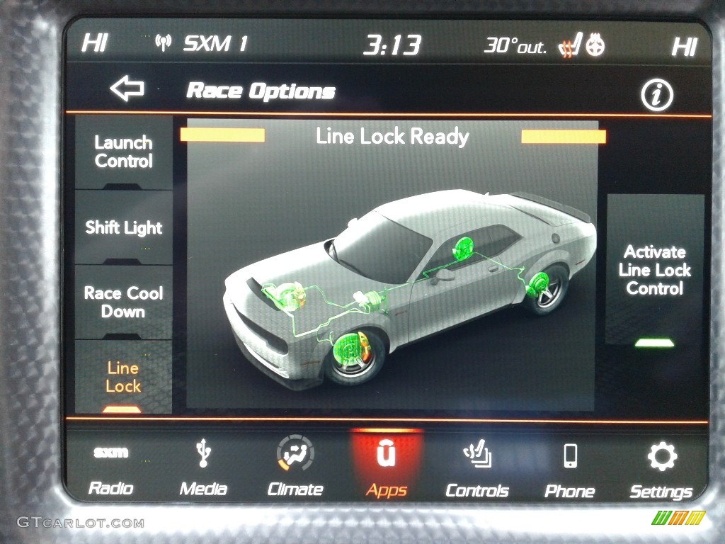 2019 Dodge Challenger SRT Hellcat Redeye Widebody Controls Photo #136059417