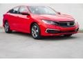 Rallye Red 2020 Honda Civic LX Sedan Exterior