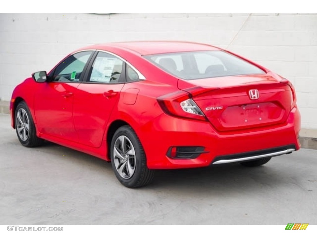 Rallye Red 2020 Honda Civic LX Sedan Exterior Photo #136060326