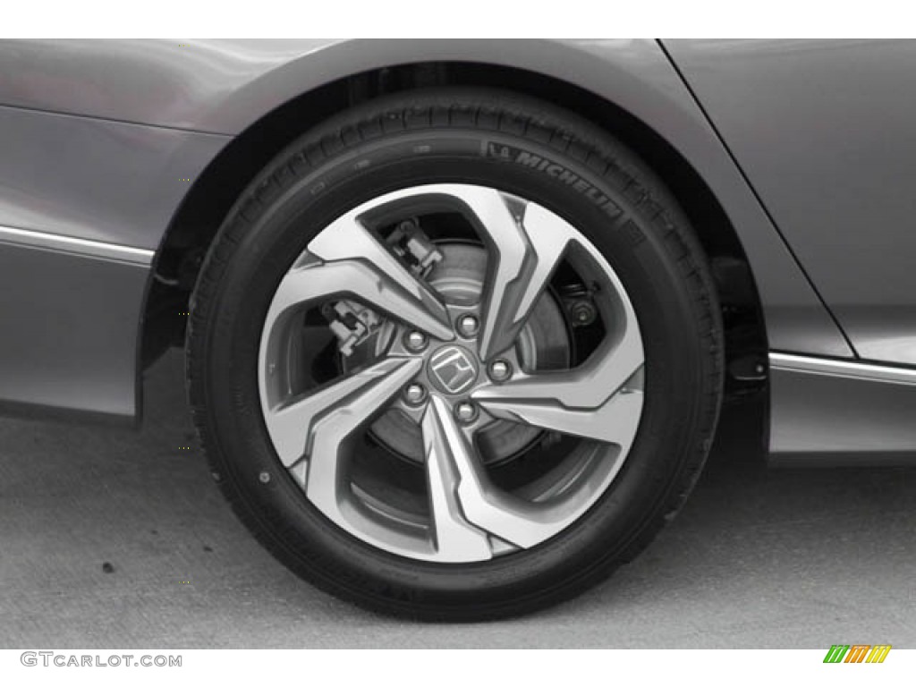 2020 Accord EX-L Sedan - Modern Steel Metallic / Black photo #11