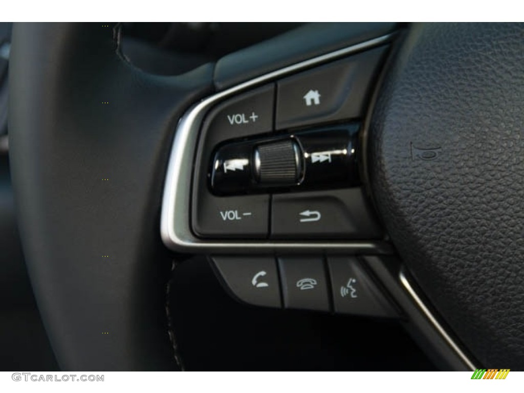 2020 Accord EX-L Sedan - Modern Steel Metallic / Black photo #25