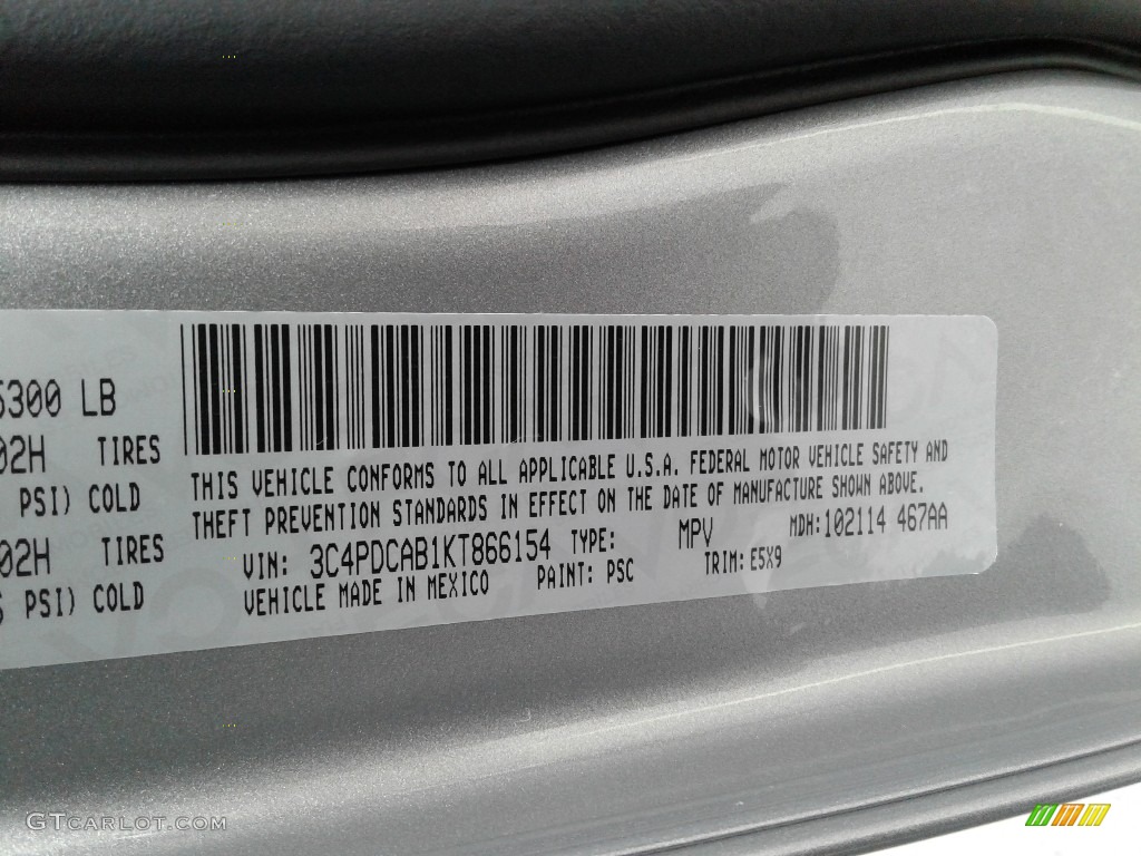 2019 Journey Color Code PSC for Billet Photo #136065177