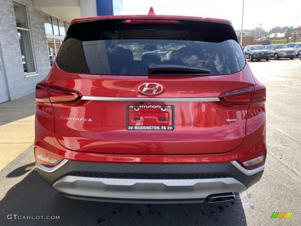 2020 Santa Fe SEL AWD - Calypso Red / Black photo #5