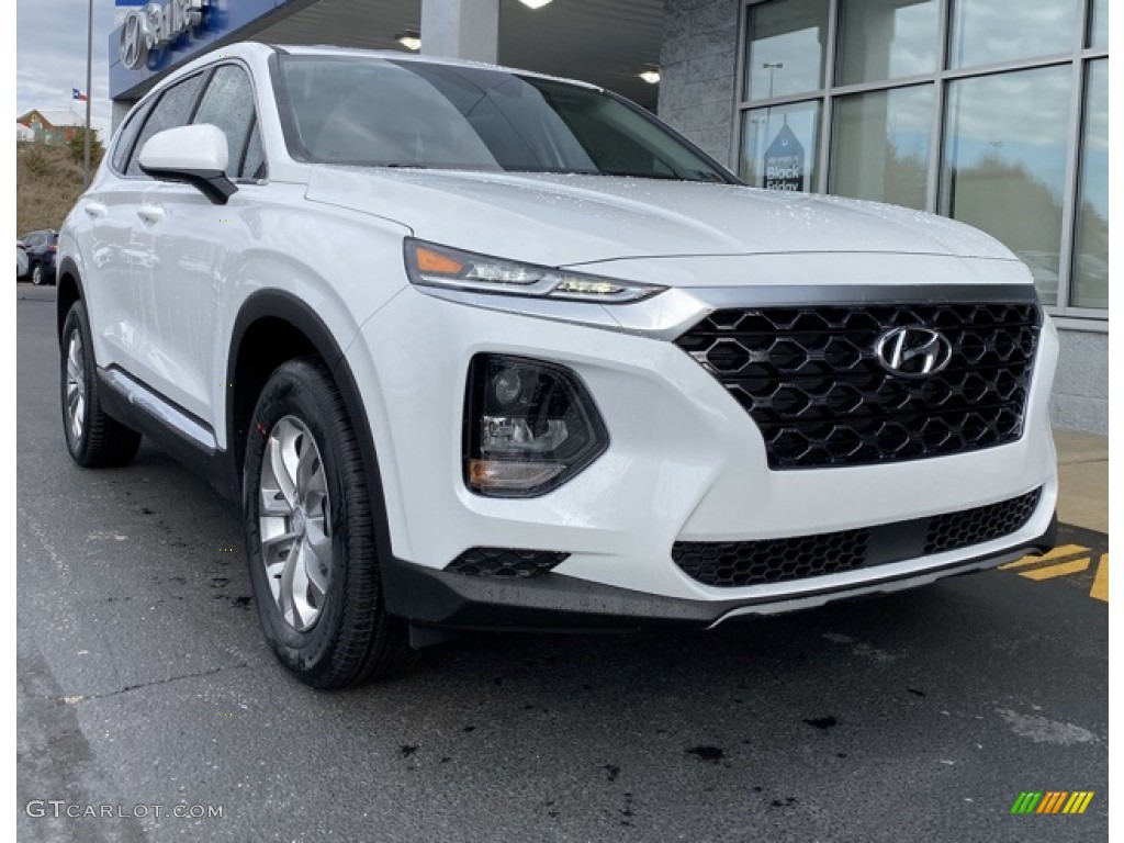 Quartz White Hyundai Santa Fe