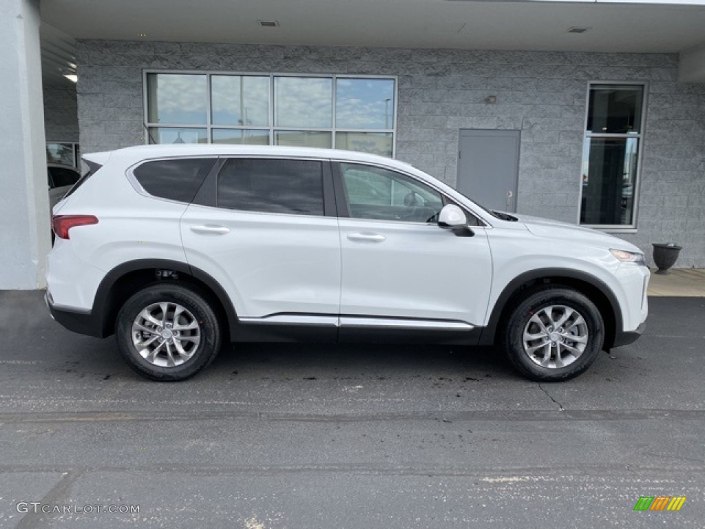 2020 Santa Fe SE AWD - Quartz White / Black photo #3