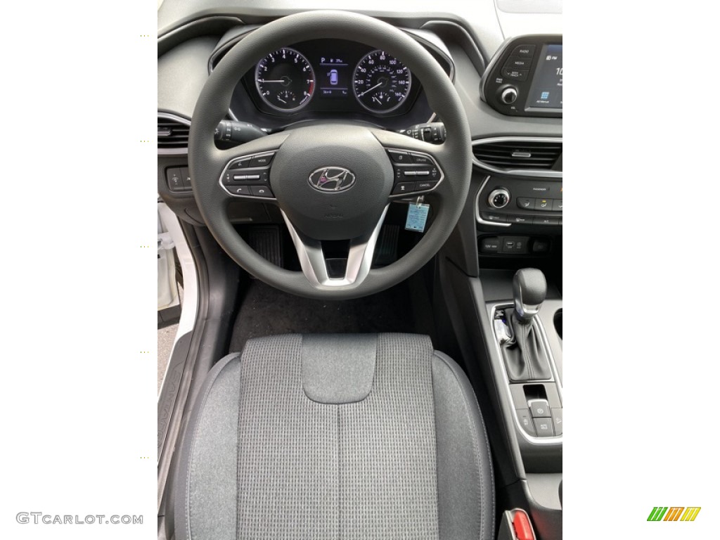 2020 Santa Fe SE AWD - Quartz White / Black photo #14