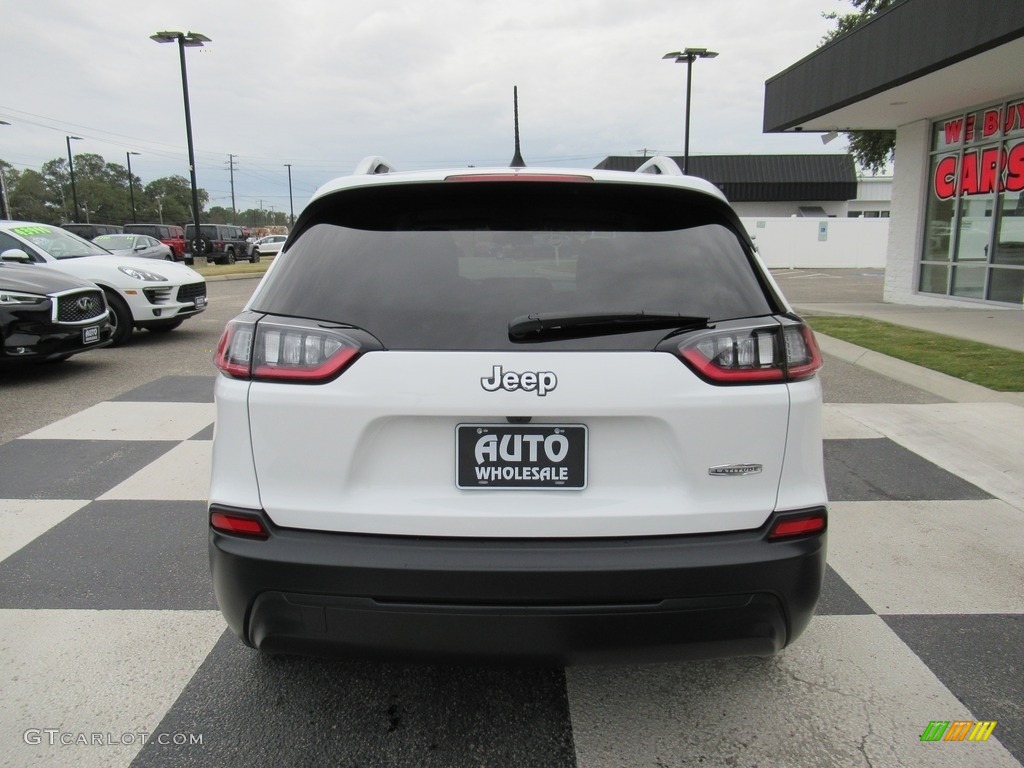 2019 Cherokee Latitude - Bright White / Black/Light Frost Beige photo #4