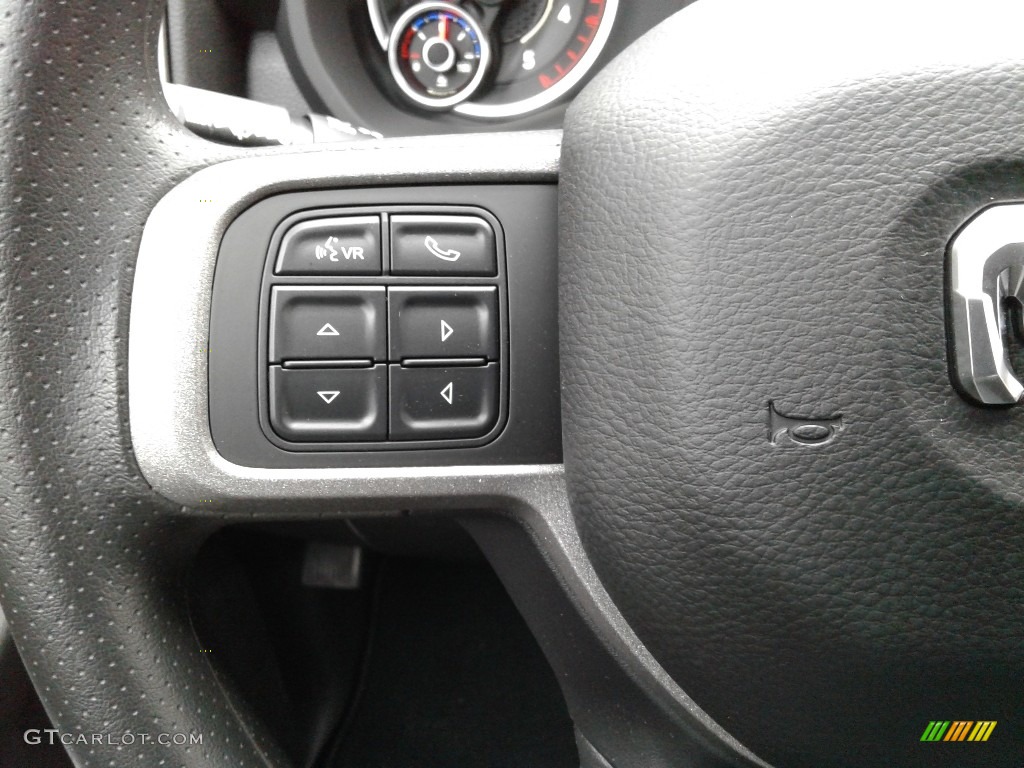 2019 Ram 2500 Tradesman Crew Cab 4x4 Black Steering Wheel Photo #136068332