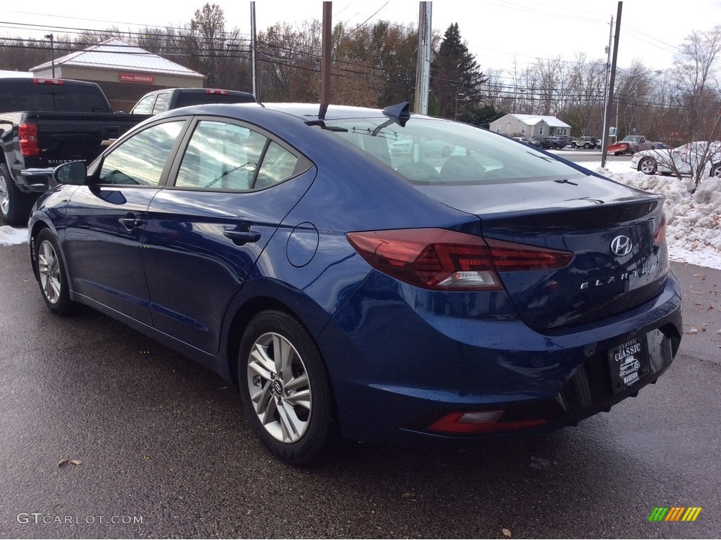2019 Elantra SEL - Lakeside Blue / Gray photo #7