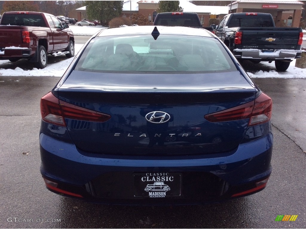 2019 Elantra SEL - Lakeside Blue / Gray photo #8