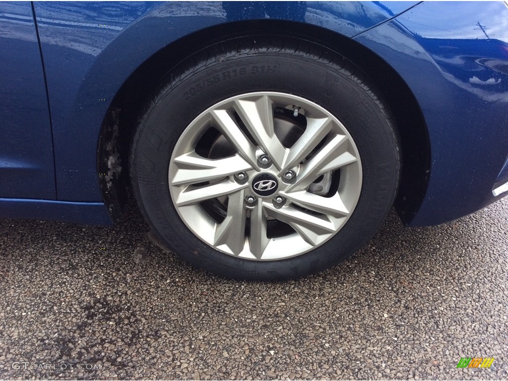 2019 Elantra SEL - Lakeside Blue / Gray photo #11