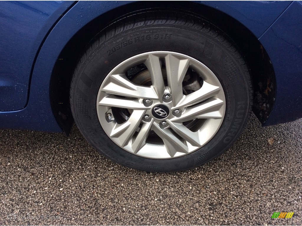 2019 Elantra SEL - Lakeside Blue / Gray photo #13