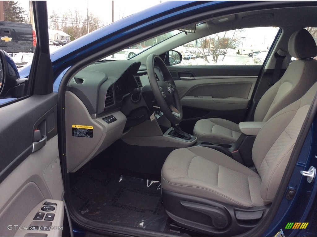 2019 Elantra SEL - Lakeside Blue / Gray photo #16