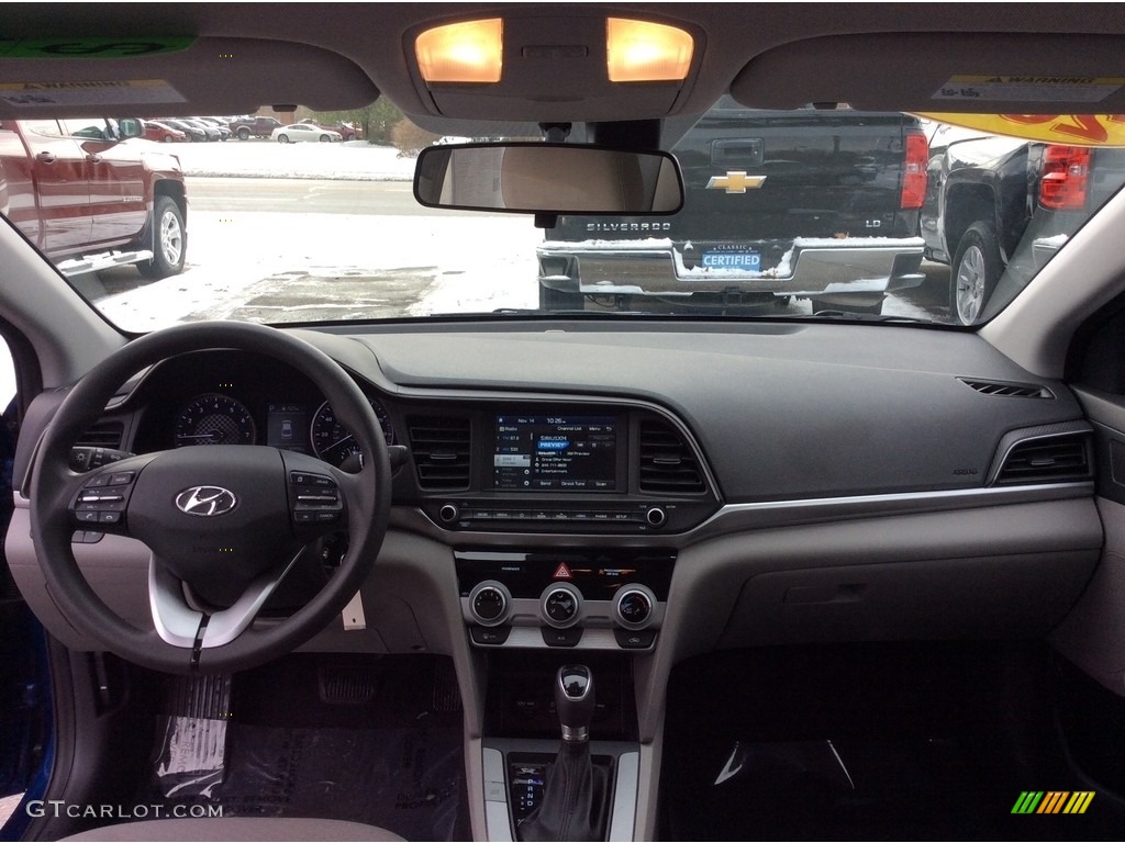 2019 Elantra SEL - Lakeside Blue / Gray photo #17