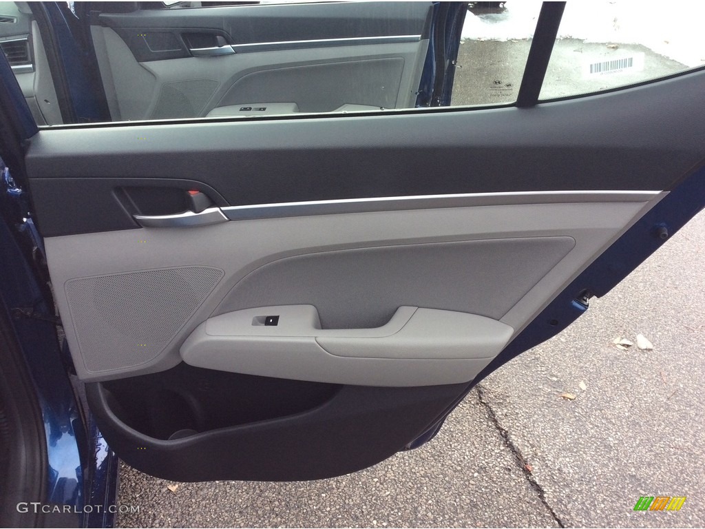 2019 Elantra SEL - Lakeside Blue / Gray photo #23