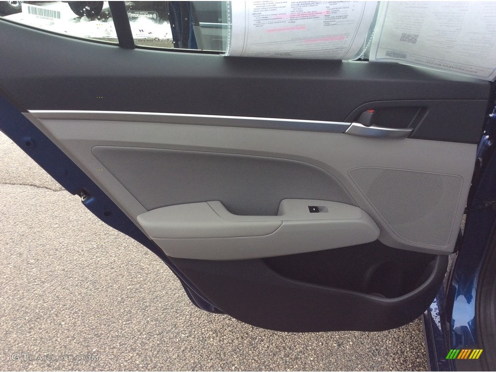 2019 Elantra SEL - Lakeside Blue / Gray photo #25