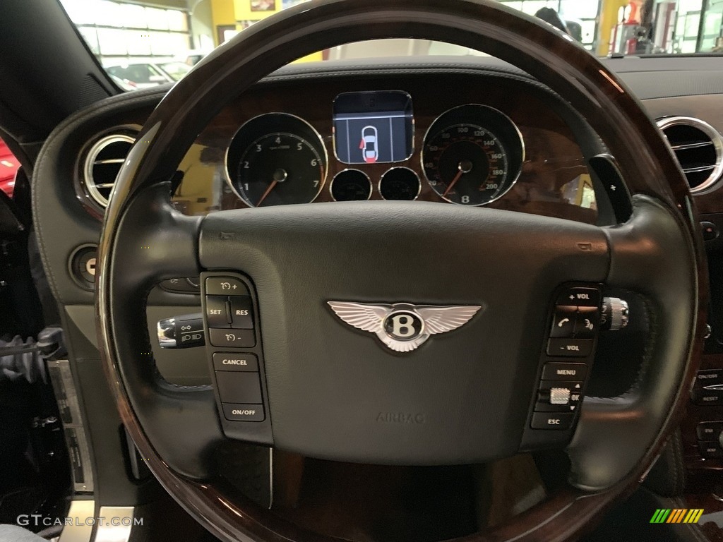 2006 Bentley Continental GT Standard Continental GT Model Porpoise Steering Wheel Photo #136070775