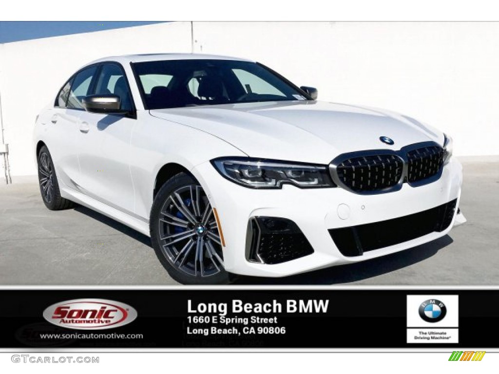 2020 3 Series M340i Sedan - Alpine White / Black photo #1