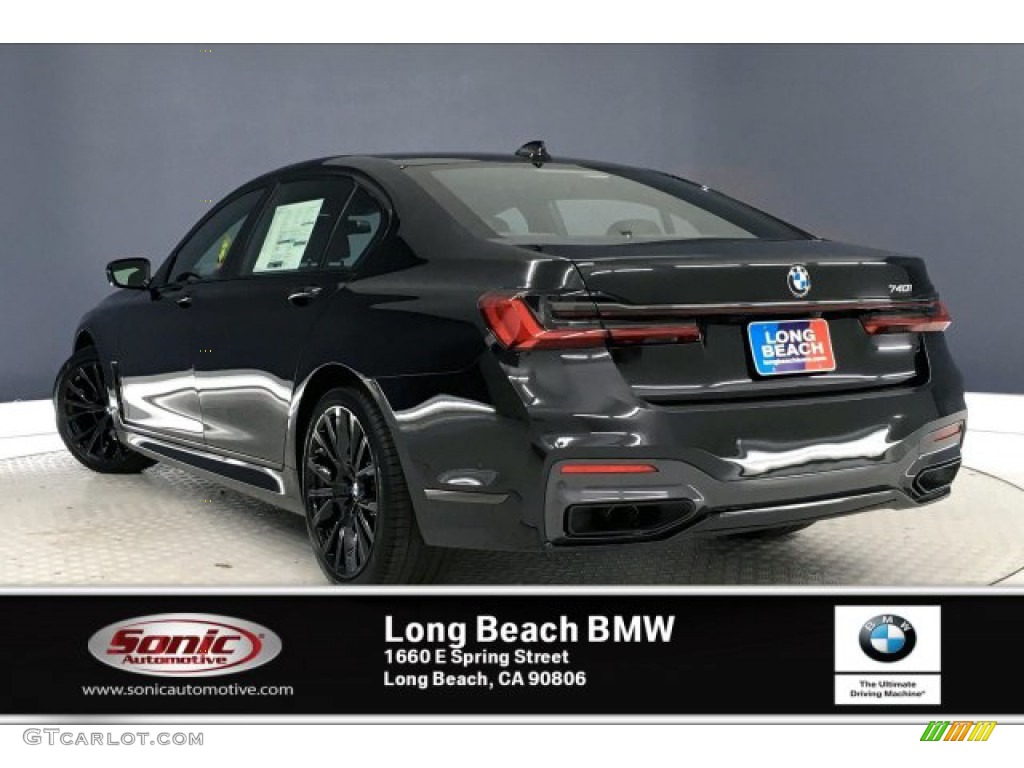 2020 7 Series 740i Sedan - Black Sapphire Metallic / Black photo #2