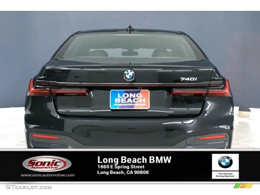 2020 7 Series 740i Sedan - Black Sapphire Metallic / Black photo #3