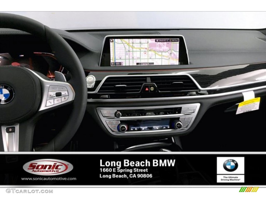 2020 7 Series 740i Sedan - Black Sapphire Metallic / Black photo #5
