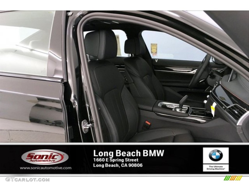 2020 7 Series 740i Sedan - Black Sapphire Metallic / Black photo #7