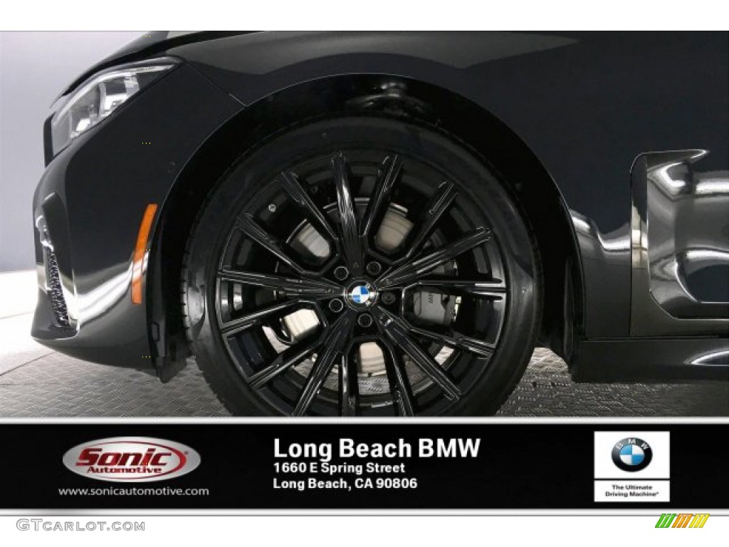 2020 7 Series 740i Sedan - Black Sapphire Metallic / Black photo #9